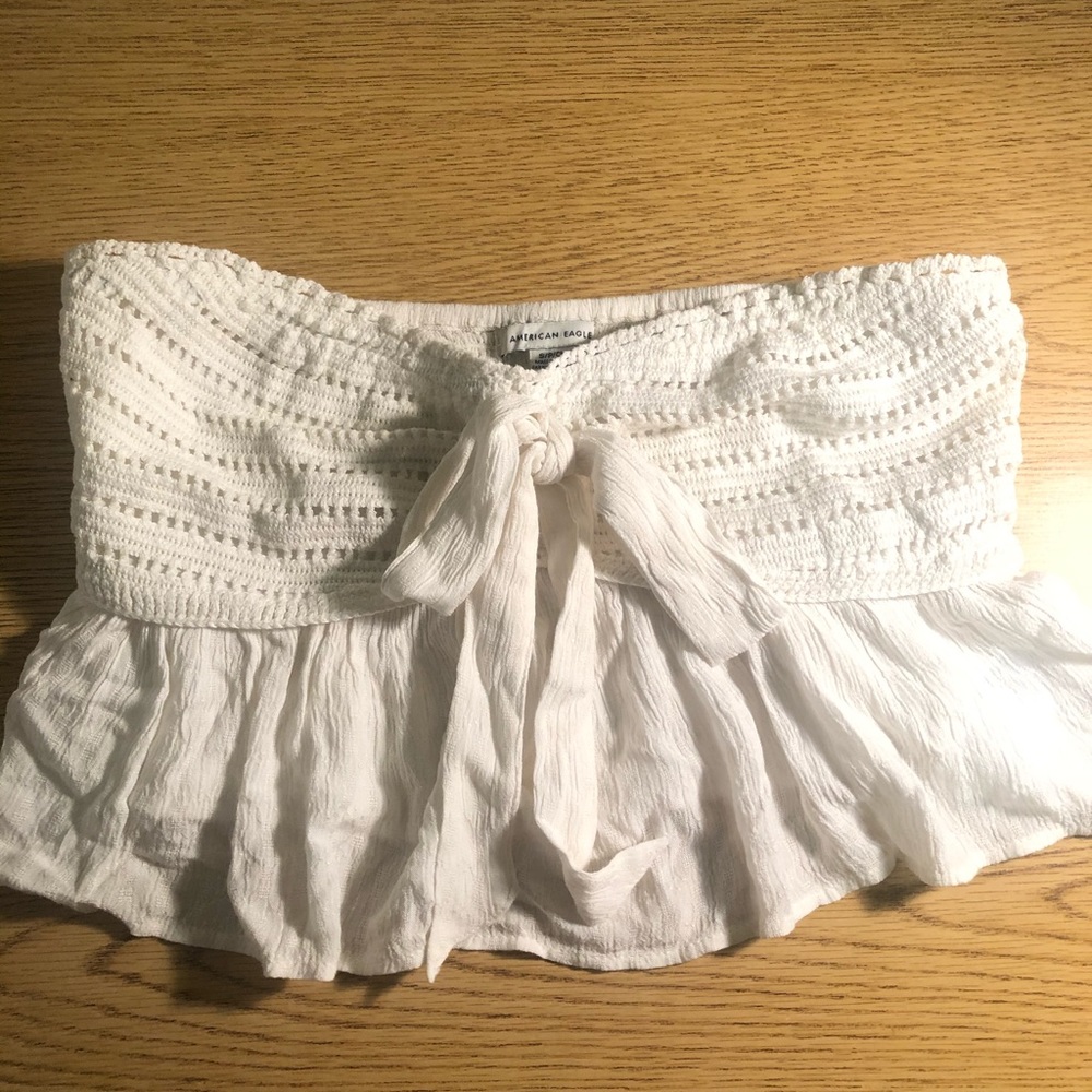 American Eagle strapless top